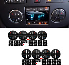 2 PCS Car Button Label Stickers, 6.69