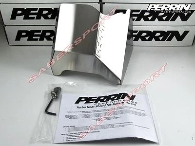 Perrin Stainless Steel Turbo Heat Shield for Subaru 2002-2014 WRX /2004-2021 STI - Image 1 of 4