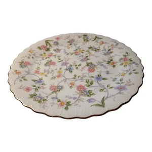 Feinchina Corona Blumenmuster Chintz Andrea von SADEK Teller Gold Borte 10" - Bild 1 von 7