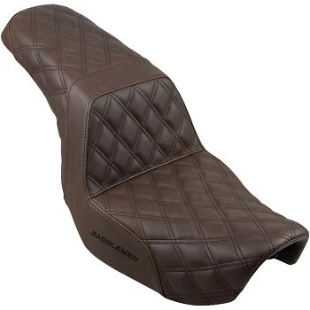Asiento elevador Saddlemen GelCore marrón punto celosía para Harley FXD Dyna 06-17 Foto 1 de 1