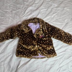 Disney Infant Baby Bambi Embroidered Jacket Coat Size 18 Months Deer Button Soft - Picture 1 of 4