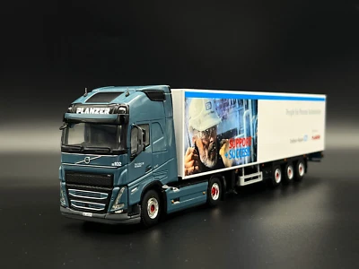 Volvo FH5 globetrotter XL 4x2 box trailer "Planzer AG" WSI truck models 01-4101 - Immagine 1 di 4