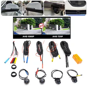 Car AHD Parking Camera Set 3D 360° View Panoramic View System Night Vision 4PCS - Picture 1 of 12