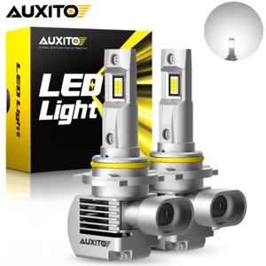 AUXITO 9012 HIR2 LED Headlight Bulbs Conversion Kit High Low Beam White CANBUS - Picture 1 of 12