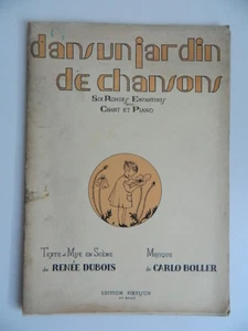 Carlo Nabe Un Jardín Chansons Dubois Partitura 6 Redondo Infantiles Foetisch - Imagen 1 de 7