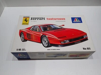 FERRARI TESTAROSSA ITALERI KIT DA MONTARE SCALA 1:16 CON SCATOLA (12S) - Immagine 1 di 4