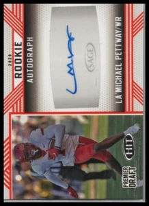 2020 SAGE HIT #A73 La'michael Pettway Rookie Autographs Orange - Picture 1 of 2