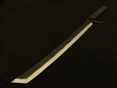 Espada de machete de caza de acero al carbono forjada a mano viene con funda de cuero Foto 1 de 4