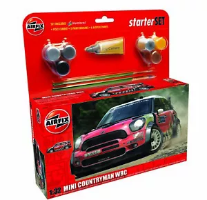 Airfix A55304 - 1/32 Mini Countryman WRC Starter Set - Nuovo - Foto 1 di 1