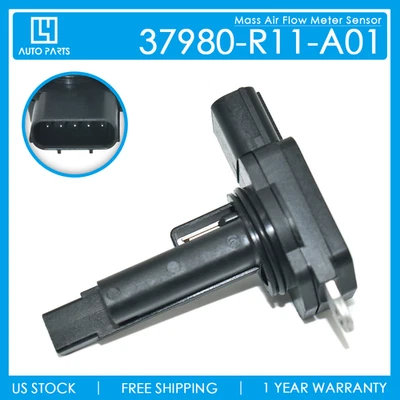 OEM Mass Air Flow Sensor 37980-R11-A01 For Acura ILX NSX TSX L4 2.4L 2009-2014 Foto 1 de 4