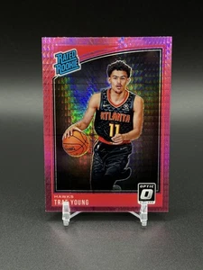 Donruss Optic Trae Young 2018-19 clasificación novato rosa Hyper #198 Atlanta Hawks - Imagen 1 de 1