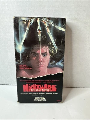 A Nightmare on Elm Street (VHS, 1990) -  MEDIA - Horror - Image 1 of 4