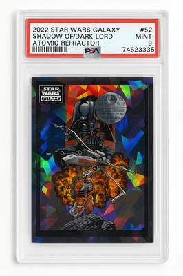 2022 Topps Star Wars Galaxy Chrome Shadow of the Dark Lord /150 Atomic Vader #52 - Image 1 of 2