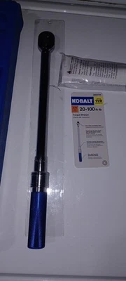Kobalt 3/8-in Torque Wrench 20-to 100-ft lb  #2884734 - Image 1 of 4