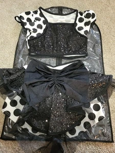 Vintage Curtain Call Costumes  LAYLA Style J5315 Girls Dancer Costume - Picture 1 of 12