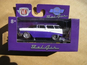 M2 MACHINES GROUND POUNDERS R30 1957 BEL/AIR 1957 CHEVROLET NOMAD - Picture 1 of 4