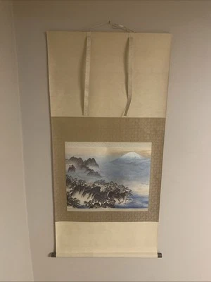 Yokoyama Taikan Paisaje Japonés Pergamino Colgante Kakejiku Cultura Asiática Arte Foto 1 de 4