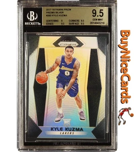 2017 Kyle Kuzma Panini Prizm Silver Prizms Refractor RC Rookie # 283 BGS 9.5 - Picture 1 of 4