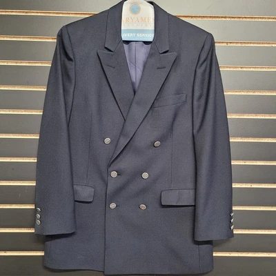 Blazer De Colección Christian Dior Monsieur Azul Marino Doble Pecho Foto 1 de 4