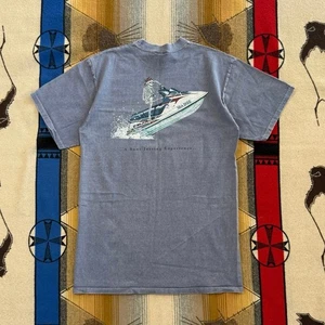 Vintage 90s Sea Dog Jet Skiing T-Shirt Size Medium Double Sided Made In USA - Bild 1 von 8