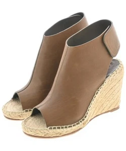 CELINE Sandals Women's Size 36 Brown Leather - Picture 1 of 6