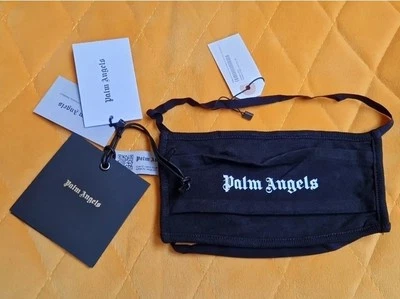 GENUINE PALM Angels Black Logo Mask One Size RRP £69 100% Authentic - Image 1 of 3