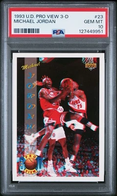 1993 Upper Deck Pro View 3D - Майкл Джордан #23 PSA 10 - Изображение 1 из 2