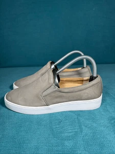 Vionic Splendid Midi Grey Nubuck Leather Orthotic Shoes Size 7 Women - Picture 1 of 8