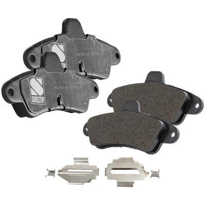 Juego de pastillas de freno traseras semimetálicas para Ford Contour 1995-2000 con freno de disco trasero Foto 1 de 4