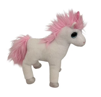 Ty Beanie Babies Mystic Unicorn White Horse Pink mane and Tail 2014 Plush - Image 1 of 4