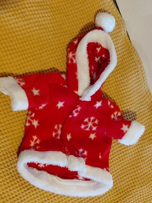 Dog/Puppy Size XS Cute Hooded Fleece Christmas Jumper By Primark Pets - Image 1 of 4