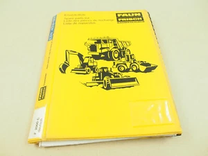 Faun F2000C Radlader Ersatzteilliste Ersatzteilkatalog um 1980 - Bild 1 von 3
