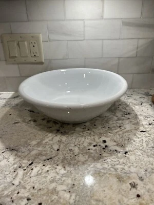 Antique Royal Ironstone White China Bowl By J&G Meakin From Hanley England - Image 1 of 4