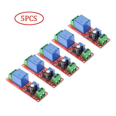 5pcs DC 12V Delay Relay Shield NE555 Timer Switch Adjustable Module US SHIP - Image 1 of 4
