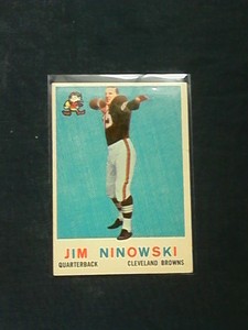 1959 Topps Browns, Jim Ninowski#125, NM MT Gem
