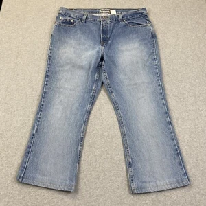 Pantalones de mezclilla Old Navy para mujer 16 cortos 36x24 corte boot justo debajo de la cintura desgastados - Imagen 1 de 20