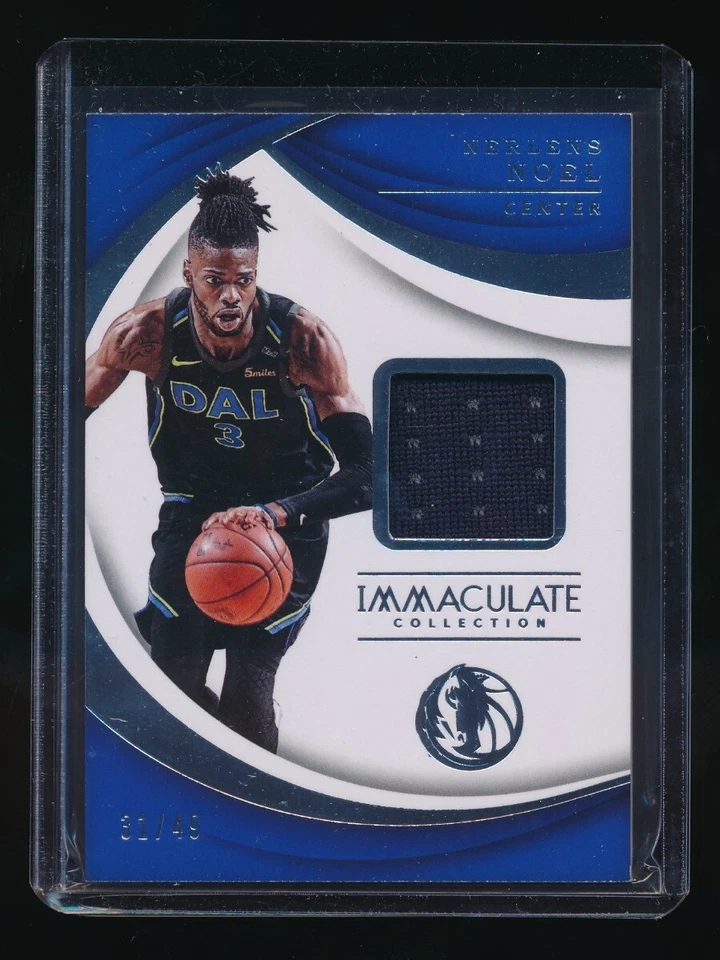 NERLENS NOEL 2017-18 IMMACULATE COLLECTION SWATCH JERSEY #/49 *DALLAS MAVERICKS* - Image 1 of 1