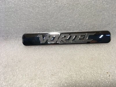 2007-2010 SILVERADO 2500 3500 CHROME "VORTEC" HOOD EMBLEM NEW GM #  25886641 - Image 1 of 3