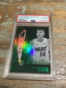 2019-20 Tyler Herro Panini Chronicles Rookie Green #212 RC PSA 10 Gem Mint Sick - Picture 1 of 1