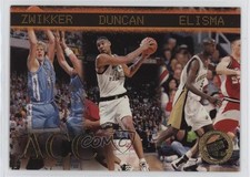 1997 Press Pass Serge Zwikker Tim Duncan Eddie Elisma #41 HOF