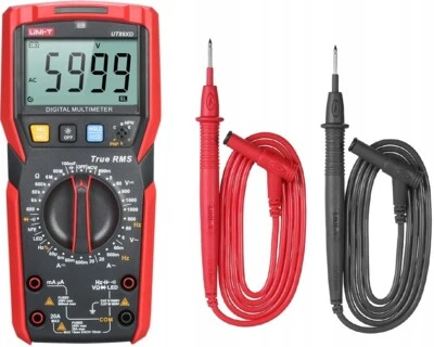Unit UT89XD Digital Multimeter Strommessgerät AC/DC A V Ω HZ °C NCV # LED TESTER - Bild 1 von 4