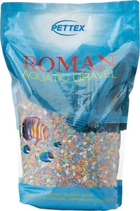 Pettex Grava Romana Acuática 8 kg Guijarros Arco Iris Adecuado para Todo Tipo Mediano Reino Unido - Imagen 1 de 4