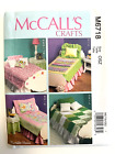 Mccall's 6718 Bed/Mattress & Bedding Ensemble For 18" Doll Sew Pattern New Uncut