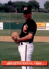 1994 Sioux City Explorers Collect-A-Sport #16 Jeff Letourneau Grafton MA Card