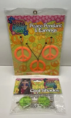 Kit de accesorios Feeling Groovy Hippie Peace & Cool Shades de Rubies Kit de Halloween Foto 1 de 4