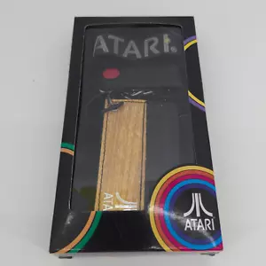 Atari Wallet w/ Chain and Rubber Wrist Band Trifold Button Snap -- New Open Box - Picture 1 of 12