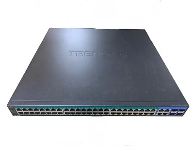 TRENDnet TPE-5240WS 52-Port Gigabit Web Smart Switch 48 PoE+ V.1.5R - Image 1 of 4