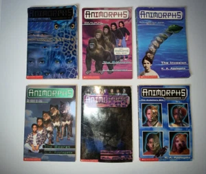Lot of Six Animorphs Paperback Novels - Scholastic - Picture 1 of 12