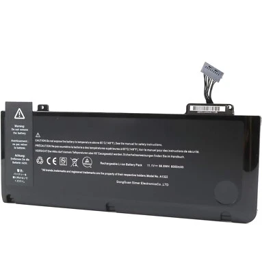 Batería Original OEM A1322 para Apple MacBook Pro 13" A1278 Mediados de 2009 2010 2011 2012 Foto 1 de 3