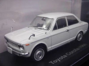 Toyota Corolla 1966 White 1/43 Scale Box Mini Car Display Diecast Vol 16 - Picture 1 of 12